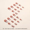 12 Sizes-24 Pcs Press On Nails Z619