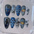 12 Sizes-24 PcsPress On Nails W2077