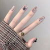 12 Sizes-24 Pcs Press On Nails nail-accessory