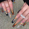 12 Sizes-24 Pcs Press On Nails W1380