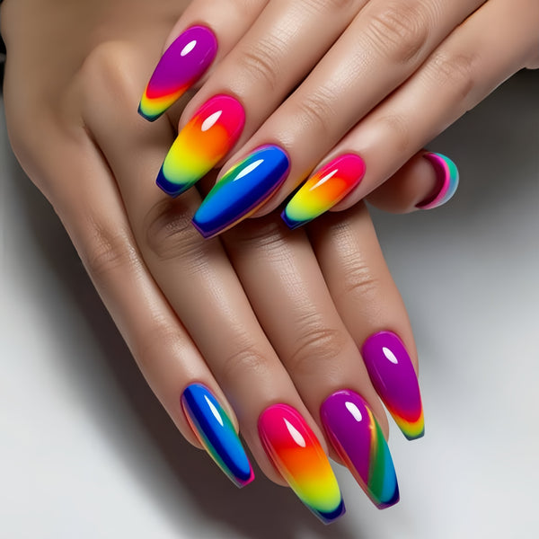 12 Sizes-24 Pcs Press On Nails Y949