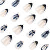 12 Sizes-24 Pcs Press On Nails JP4046