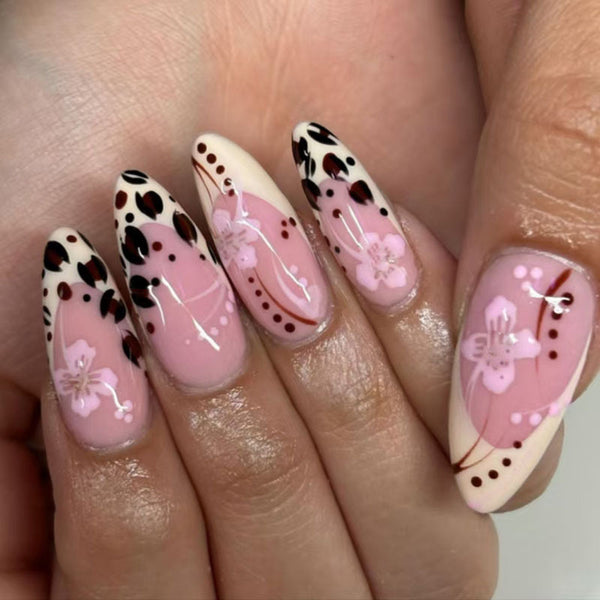 12 Sizes-24 Pcs Press On Nails W1671