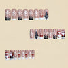 12 Sizes-24 Pcs Press On Nails Y1196