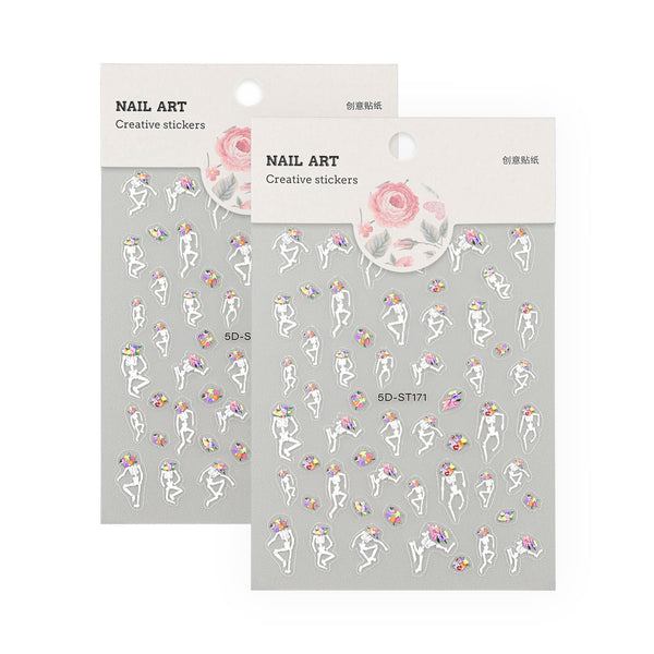 5D Nail Art Sticker 5DST171