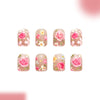 12 Sizes-24 Pcs Press On Nails C1794