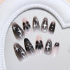 12 Sizes-24 Pcs Press On Nails Z1054