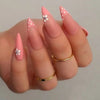 12 Sizes-24 Pcs Press On Nails JP1998