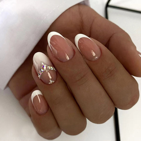 12 Sizes-24 Pcs Press On Nails Z628