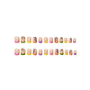 12 Sizes-24 Pcs Press On Nails Y120