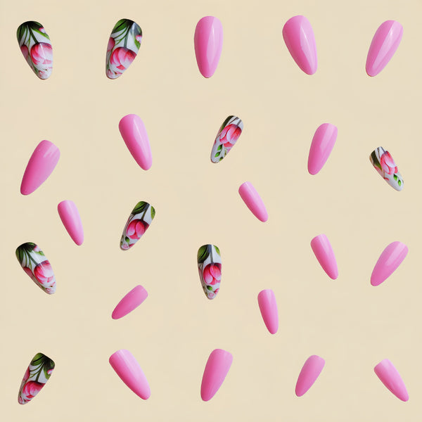 12 Sizes-24 Pcs Press On Nails Y220