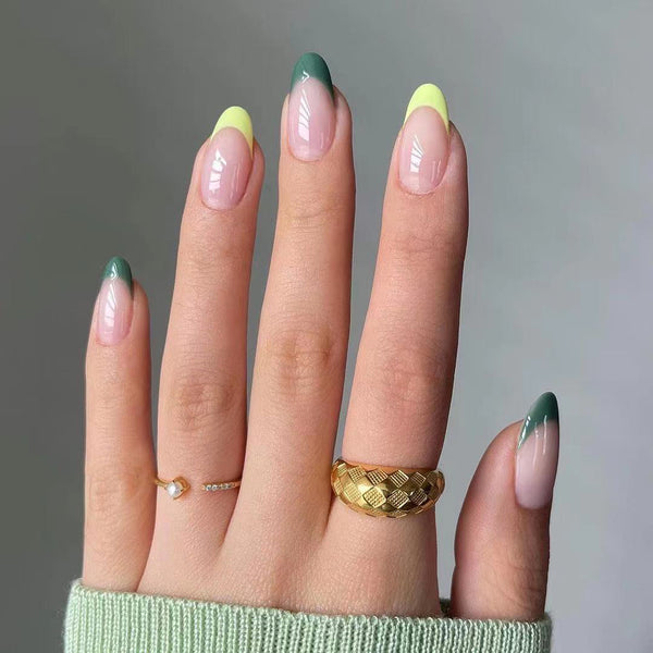 12 Sizes-24 Pcs Press On Nails JP1346
