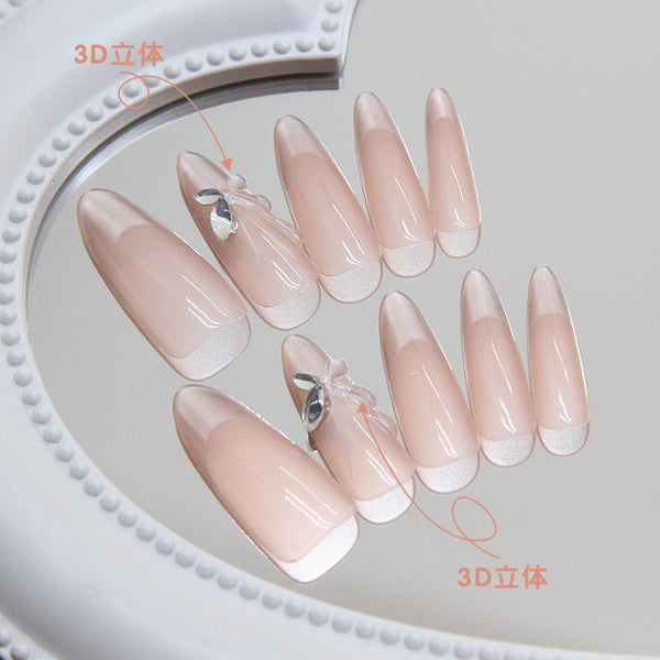 12 Sizes-24 Pcs Press On Nails MY066