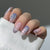 12 Sizes-24 Pcs Press On Nails JP3903