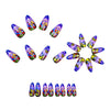 12 Sizes-24 Pcs Press On Nails Y1890