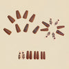 12 Sizes-24 Pcs Press On Nails Y1000