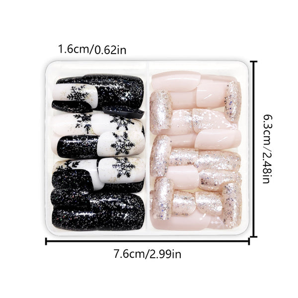 48 Pcs Press On Nails Xmas-18-48pcs