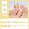 12 Sizes-24 Pcs Press On Nails C1796