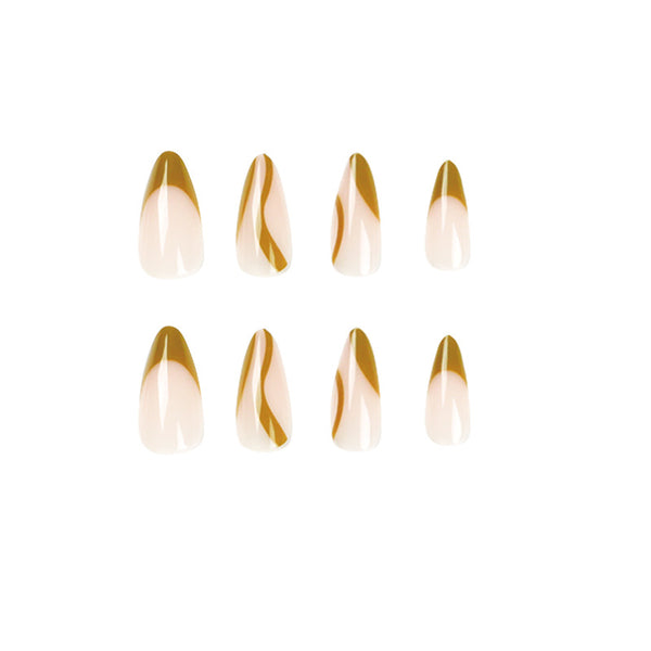 12 Sizes-24 Pcs Press On Nails JP1790