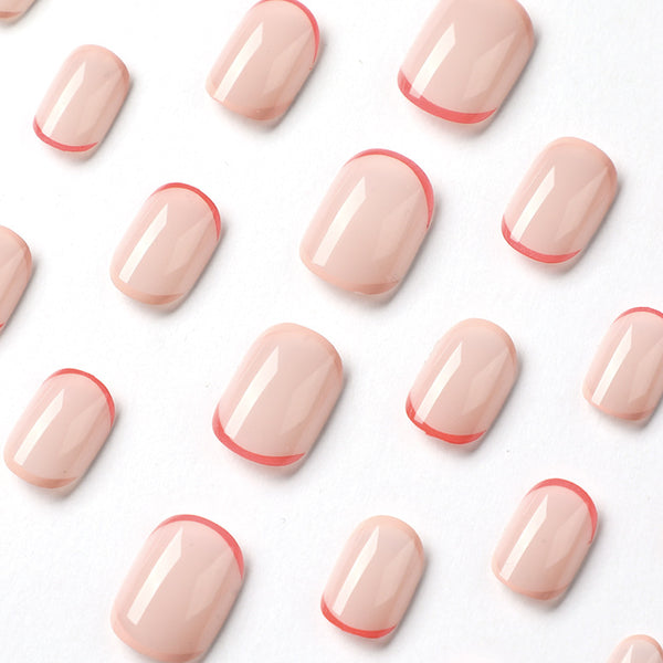 12 Sizes-24 Pcs Press On Nails JP1956
