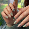 12 Sizes-24 Pcs Press On Nails JP3993
