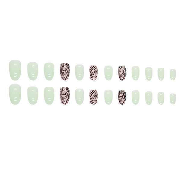 12 Sizes-24 Pcs Press On Nails W765