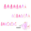 12 Sizes-24 Pcs Press On Nails JP3854