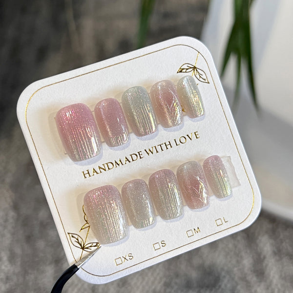 12 Sizes-24 Pcs Press On Nails SP115