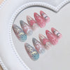 12 Sizes-24 Pcs Press On Nails W2078