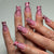 12 Sizes-24 Pcs Press On Nails C780