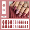 12 Sizes-24 Pcs Press On Nails Z933