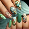 12 Sizes-24 PcsPress On Nails Y494