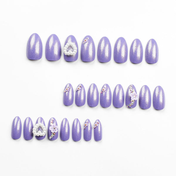 12 Sizes-24 Pcs Press On Nails JP2959