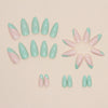 12 Sizes-24 Pcs Press On Nails W622