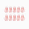 Glossy Medium Ombre Pink Press on Nails