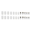 12 Sizes-24 Pcs Press On Nails W1245
