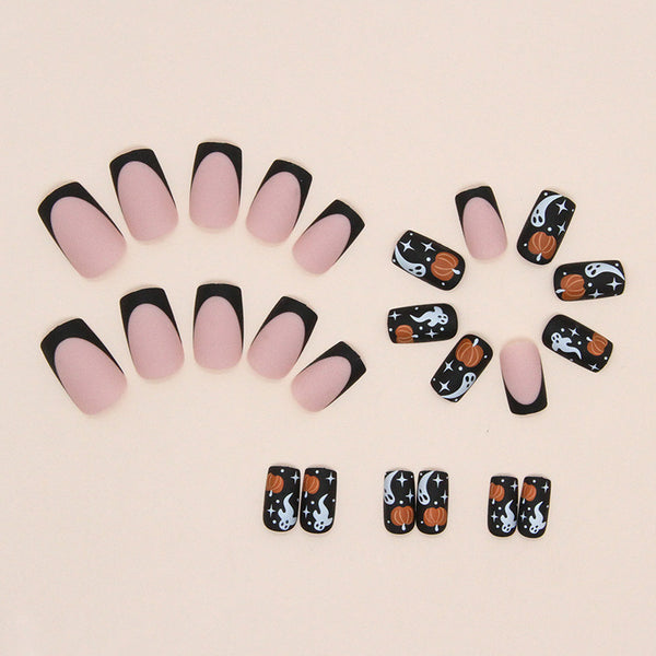 12 Sizes-24 Pcs Press On Nails W1032