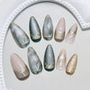 12 Sizes-24 Pcs Press On Nails W1997