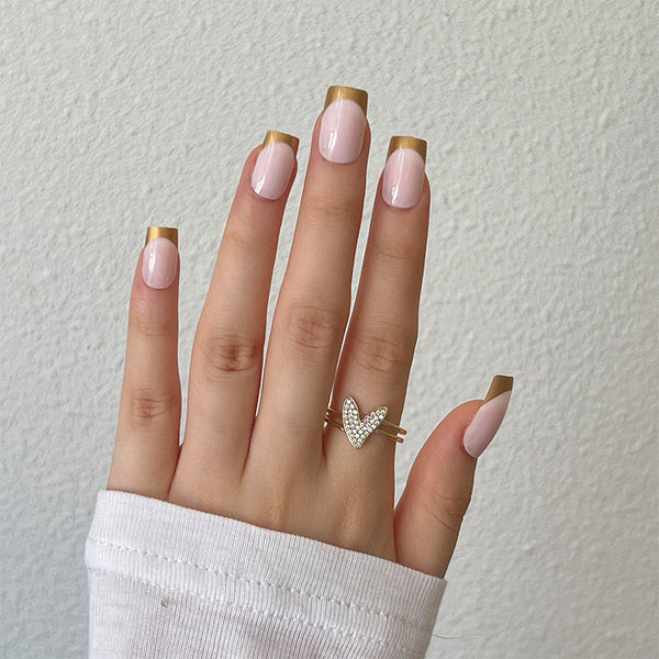 12 Sizes-24 Pcs Press On Nails JP3121