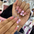 12 Sizes-24 Pcs Press On Nails W493