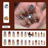 12 Sizes-24 Pcs Press On Nails Z999