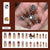 12 Sizes-24 Pcs Press On Nails Z999