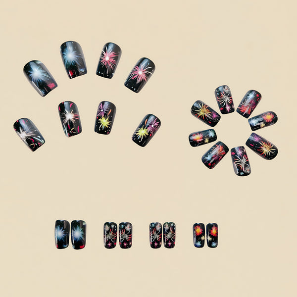 12 Sizes-24 Pcs Press On Nails Y569