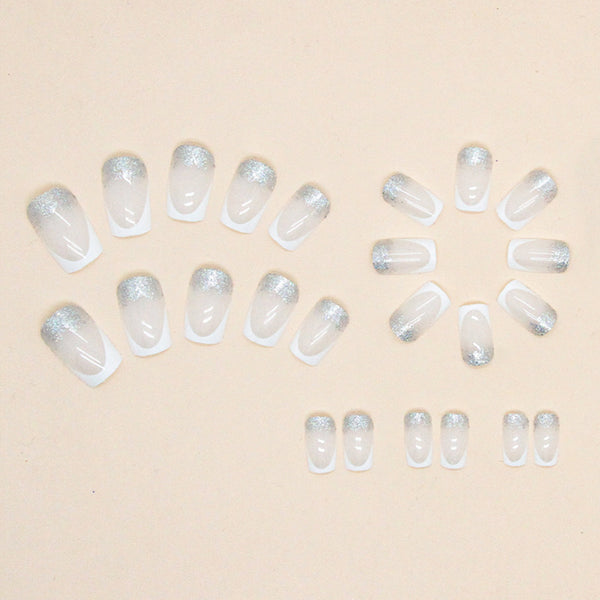 12 Sizes-24 Pcs Press On Nails W448