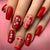 12 Sizes-24 Pcs Press On Nails Y1672