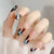 12 Sizes-24 Pcs Press On Nails W069