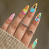 12 Sizes-24 Pcs Press On Nails W1926