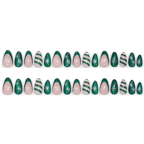 15 Sizes-30 Pcs Press On Nails Y1019-30