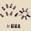12 Sizes-24 Pcs Press On Nails Y1170