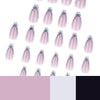 12 Sizes-24 Pcs Press On Nails JP3825